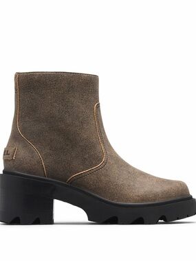 Sorel Taupe Suede Lug Sole Ankle Boots